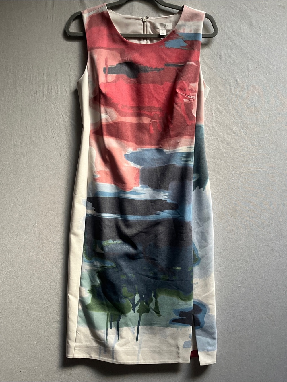 Emerson Rose Sleeveless Abstract Print Sheath Dress 4